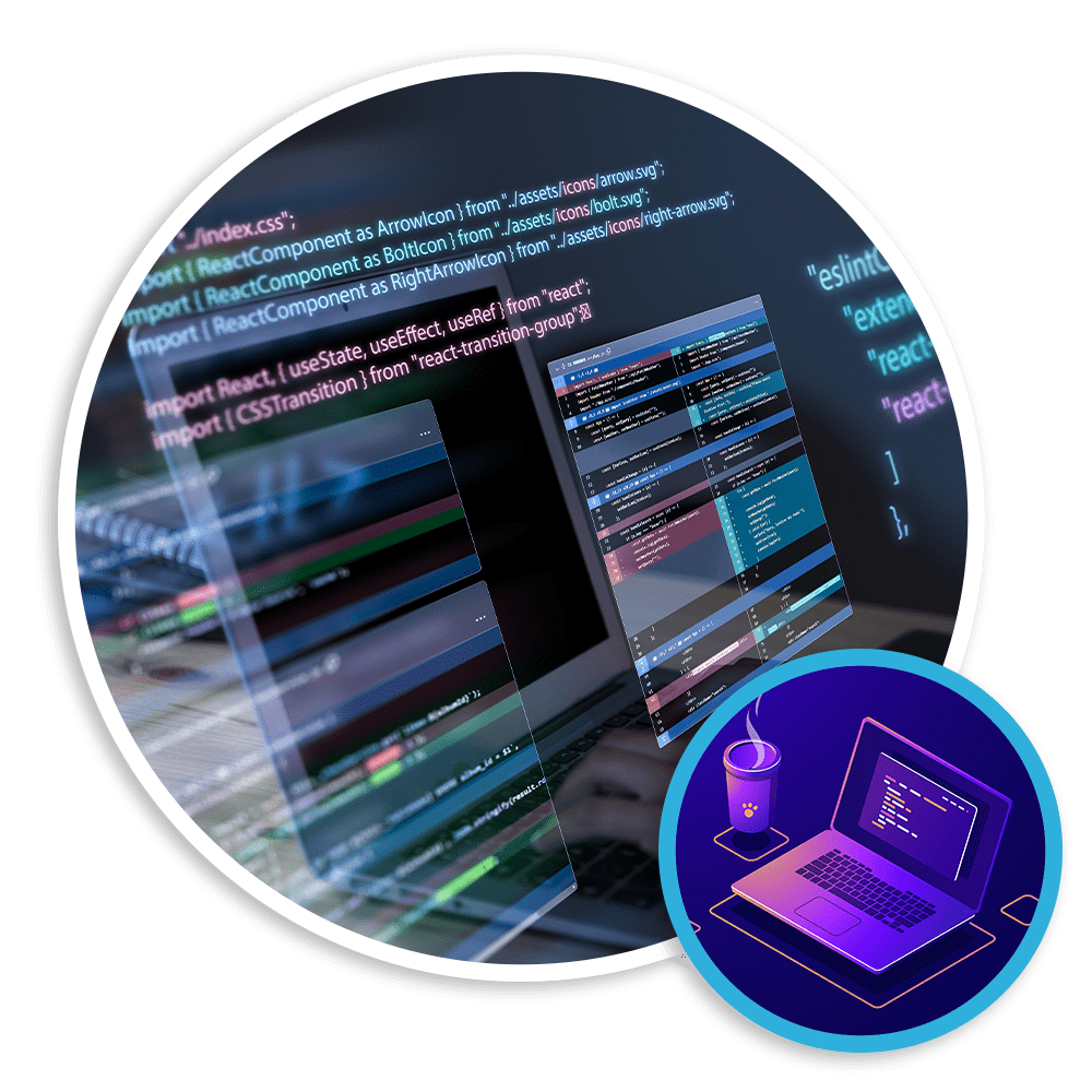 Illustration de la création de sites internet par Megarocket