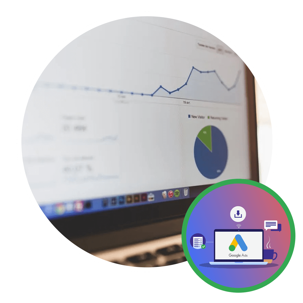 Illustration des campagnes Google Ads de Megarocket